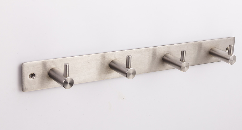 Stainless Steel Flat Hook 4 Hooks H012