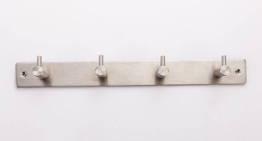 Stainless Steel Flat Hook 4 Hooks H012