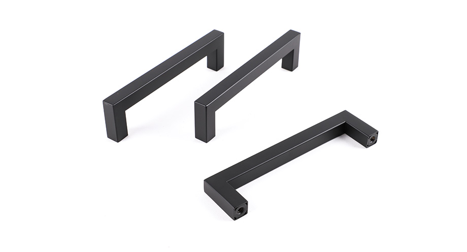 -Aibeli<code>®</code>-Square Hollow D handle A026(H)-BK