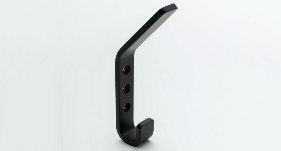 Stainless Steel Flat Hook Long 3 Holes H067L