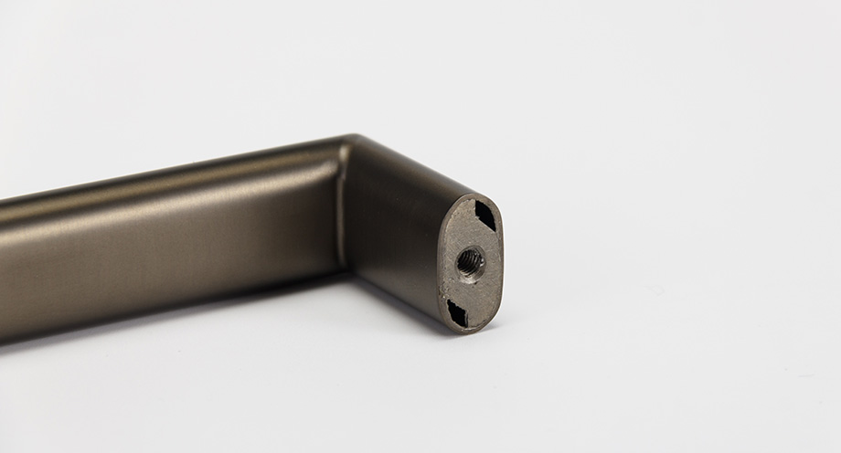 Flat-Round tube Stainless Steel D handle