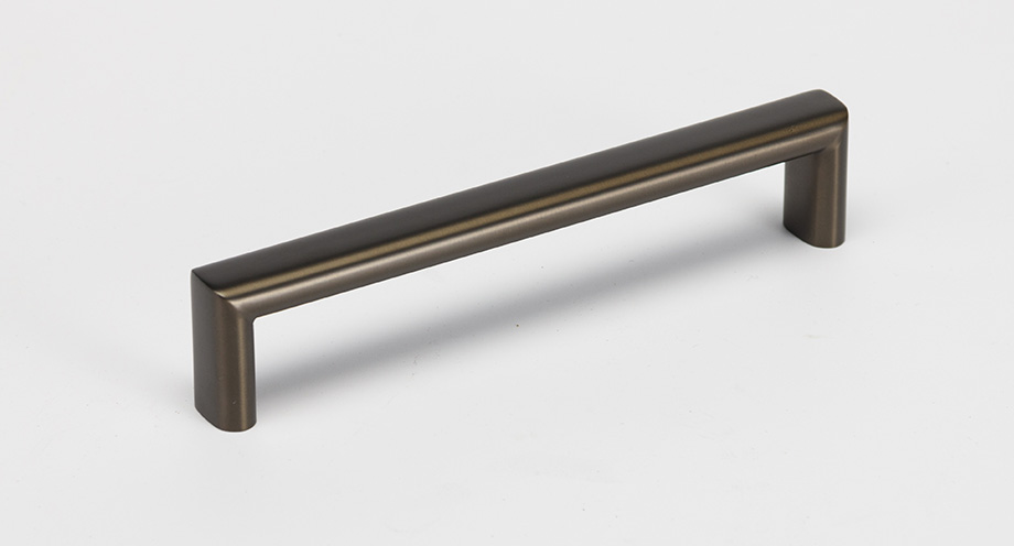 Flat-Round tube Stainless Steel D handle