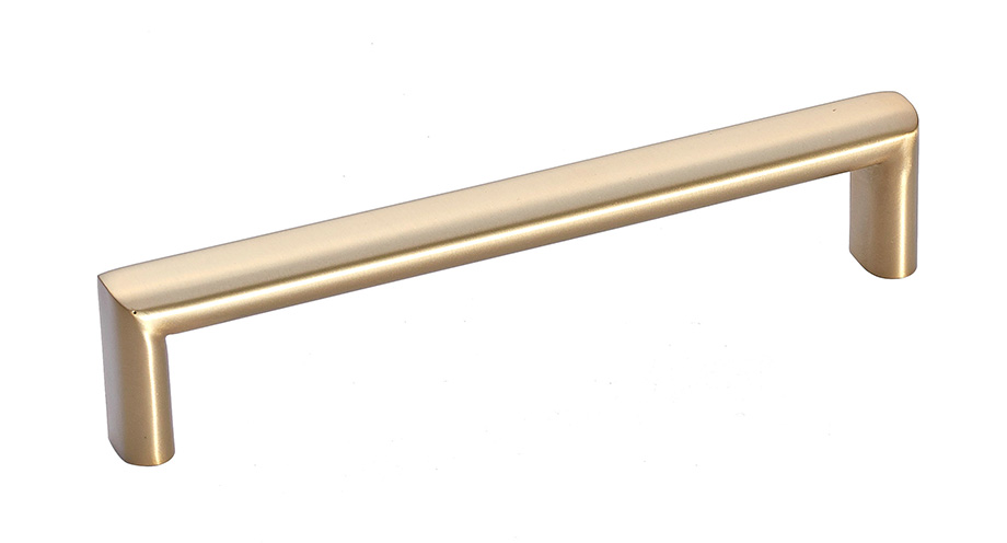 Flat-Round tube Stainless Steel D handle