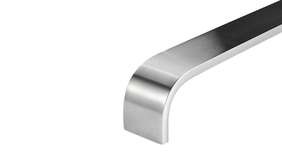 Solid Flat Stainless Steel D handle