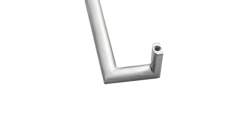 Solid Flat Arc L Handle