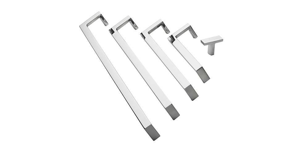 Solid Flat Arc L Handle