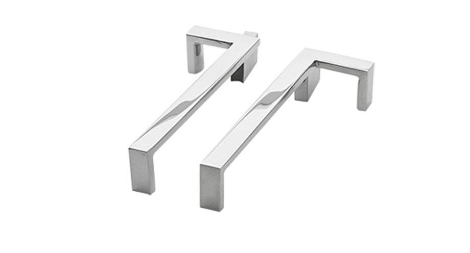 Solid Flat Arc L Handle