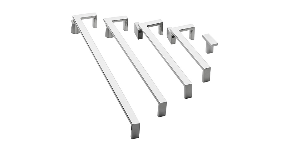 Solid Flat Arc L Handle
