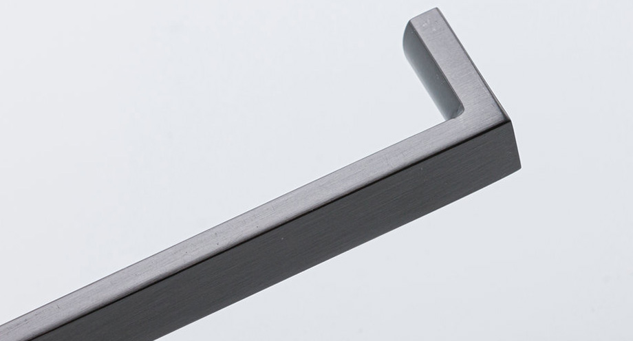 Edelstahl Solid Flat Arc D Griff Möbelgriff