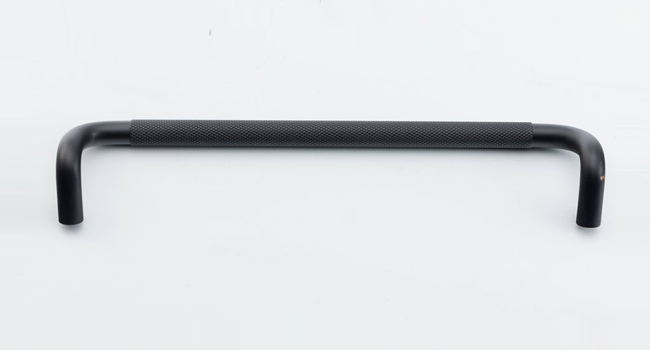 Brass Double bend knurled handle