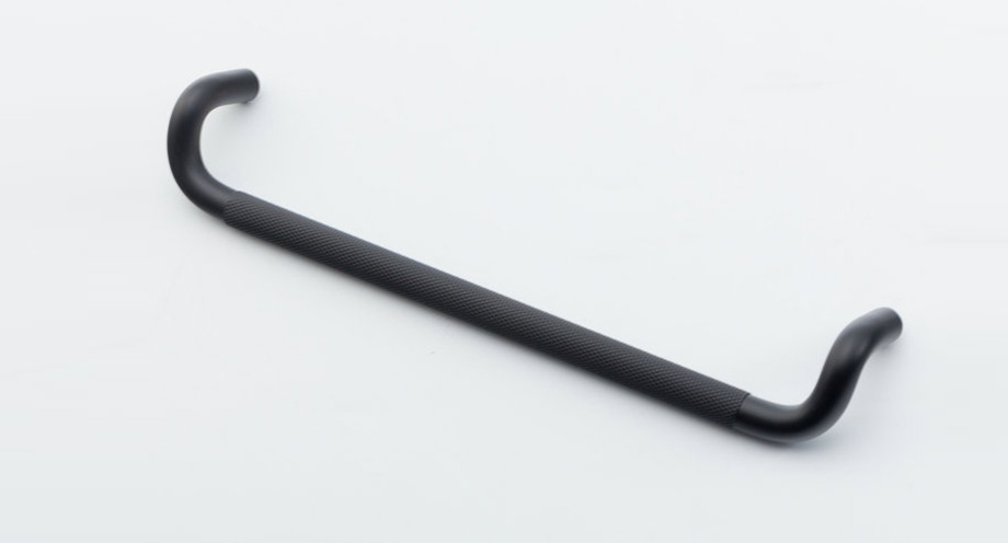 Brass Double bend knurled handle