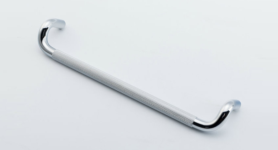 Brass Double bend knurled handle