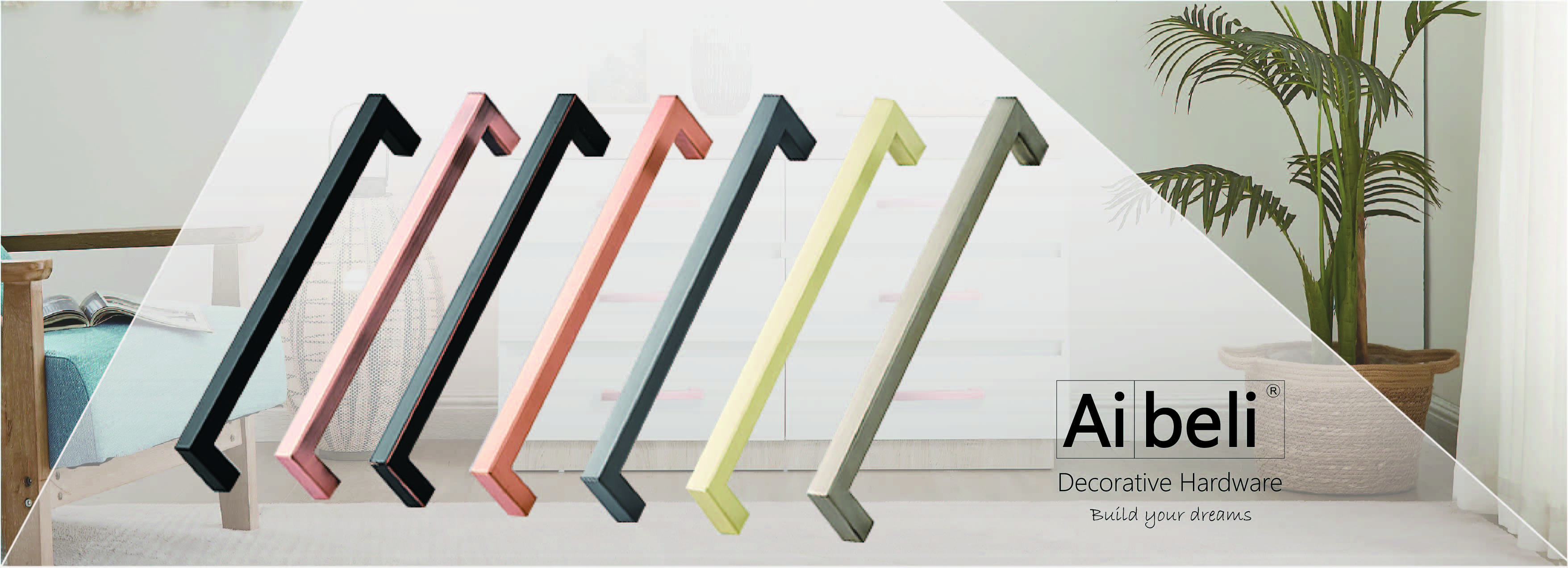 Aibeli® square furniture handles